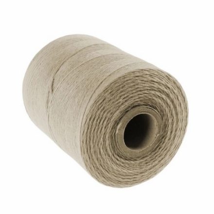 Filati di lino, acrilati 1 mm, corda di lino 370 mgreggio 250 g