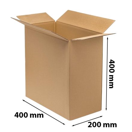 Cartone per pallet flap 400x200x400 mm 3- uno strato per la spedizione