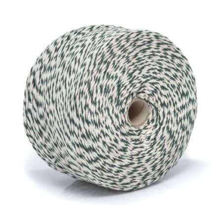 Cordone di cotone bianco-verde 1 kg, 550 m, 2 mm per le carni