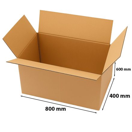 Cartone 5- una scatola di cartone stratificata 800x400x600 mm BC 650
