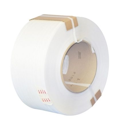 Nastro di bloccaggio PP polipropilene 16 mm 0,60 mm 2000 m bianco