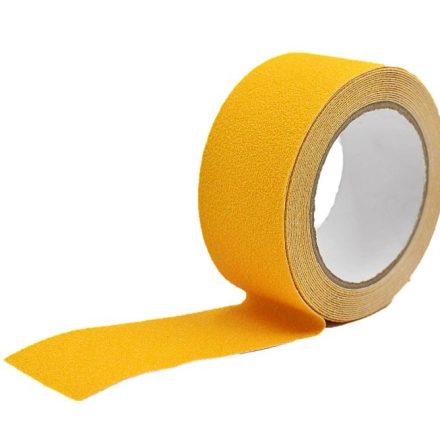 Nastro adesivo giallo antiscivolo 50 mm x 5 m sulle scale