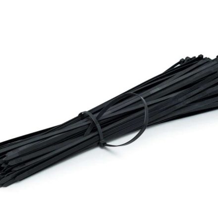 Treppiedi neri per cavi 530 x 7,6 mm 100 pz