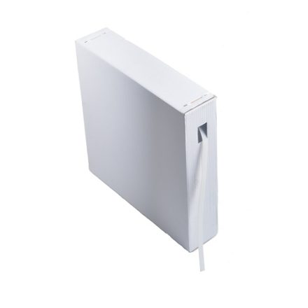 Nastro di bloccaggio PP 16 mm 0,6 mm 900 m bianco in una valigia tipo scatola