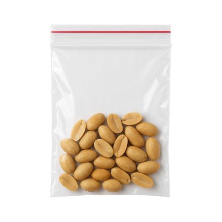 Sacchetti per corde 60x80 mm 0,040 mm piccole bustine con cerniera 100 pz