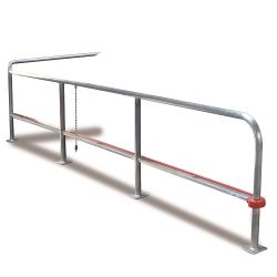 Linea aggiuntiva di boxe per carrelli spesa ZSW-840.500 4000 x 840 x 800 mm
