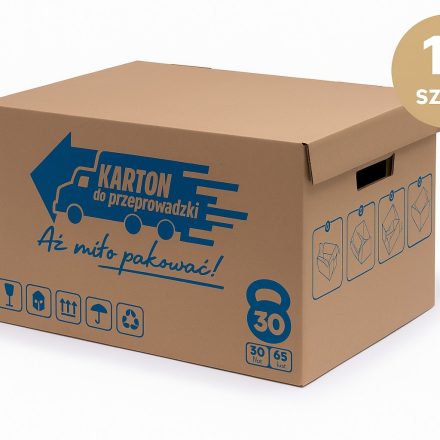 Il cartone mobile è forte e resistente 460x330x290mm - 10 pz
