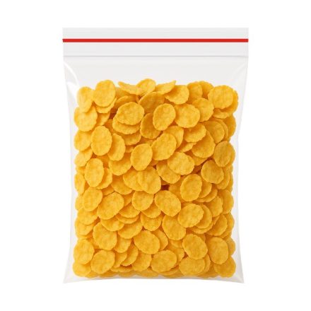 Sacchetti stringati a foglia 60x80 mm 50 um, trasparente, 100 pz