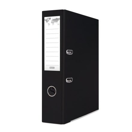 Segregator A4 75 mm ufficio base nero con meccanismo a leva