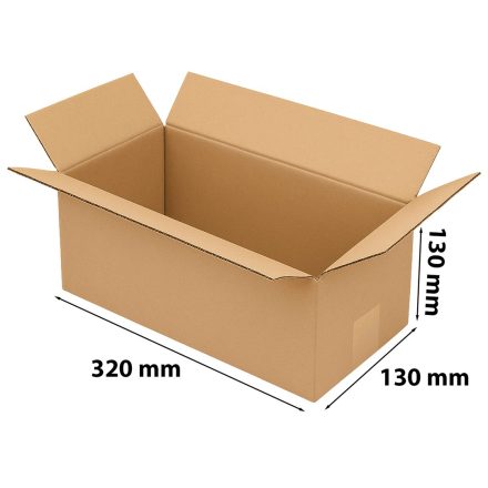 Scatola per lavagna, scatola marrone 320x130x130 mm InPost Gibarit B 360 g