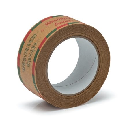 Nastro di carta natalizia Buon Natale ai regali 48mm x 50m