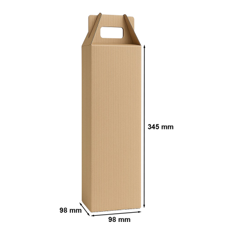 Scatola di cartone  98x98x345mm / vino