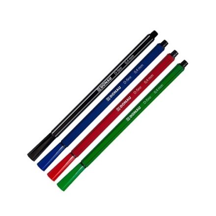 Manoscritti sottili in fibra D-Fine Donau 0,4 mm set 4 mix di colori
