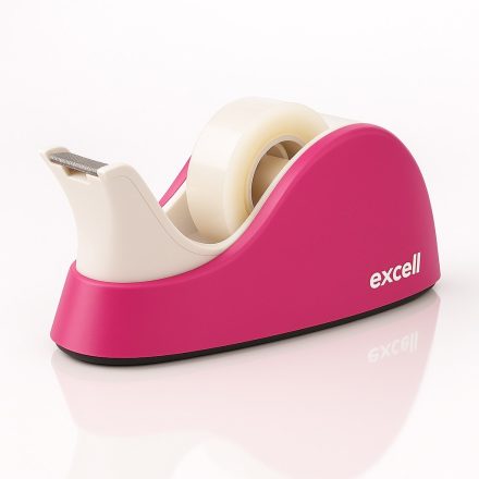 Distributore di nastri per ufficio rosa 19 mm con ventose EX-61119PK