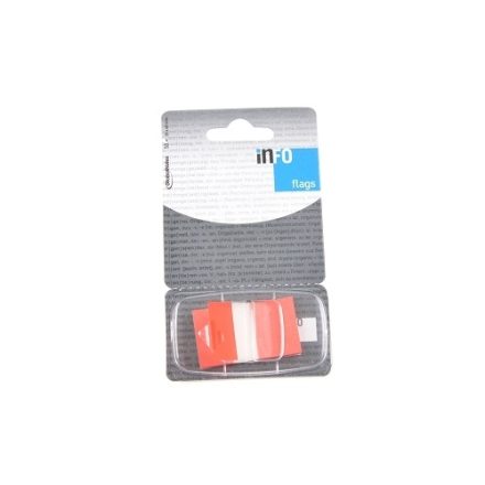 Schede di indicizzazione autoadesive rosse 25x43 mm 50 Vassoio per pz