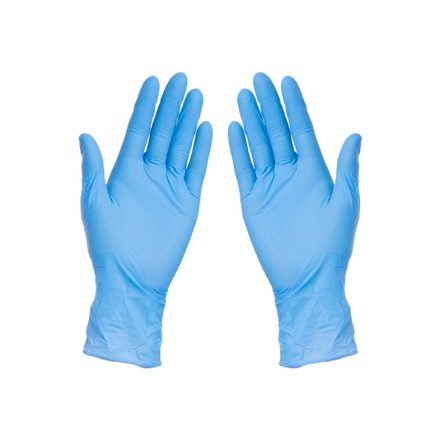 Guanti di protezione nitrile blu XL privo di polvere 200 pz