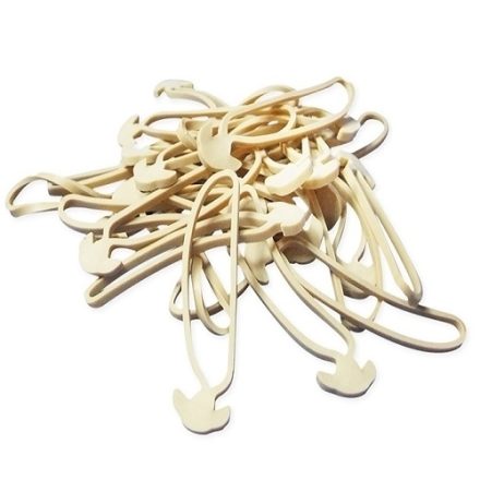 Gomme di bloccaggio con ganci, gomme di montaggio LFL 30 x 3 mm FI20 1kg