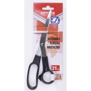 Prodotti per ufficio Forbici 21 cm nero per carta e cartone