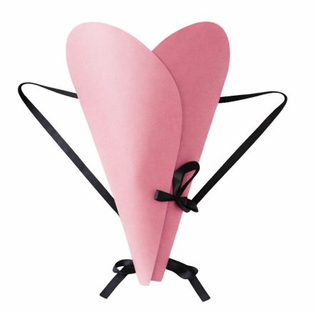 Borsa per mazzi di fiori Transporter con manici Zaino - Rosa