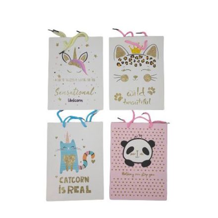 Sacchetti di presentazione di carta Lux A4 26x10x32 cm TD-22008-GL 12 pz