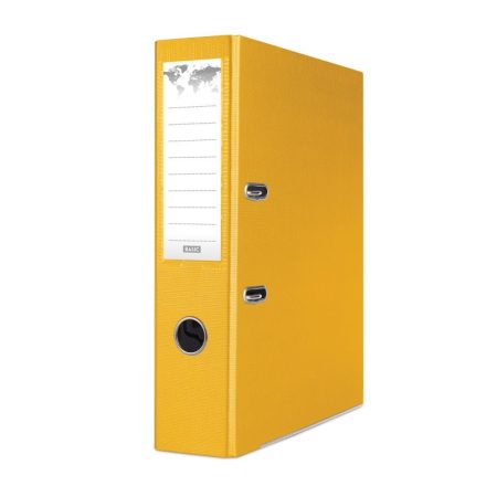 Segregator A4 75 mm giallo BASIC-S PP con meccanismo a leva su rotaia