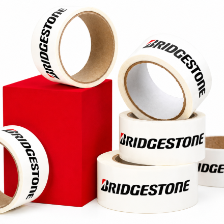 Nastro imballato con stampa solvente 48 mm x 54 m 3 colori 360 rotoli