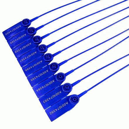 NeoSafe sigillo di plastica blu numerato sicuro 100