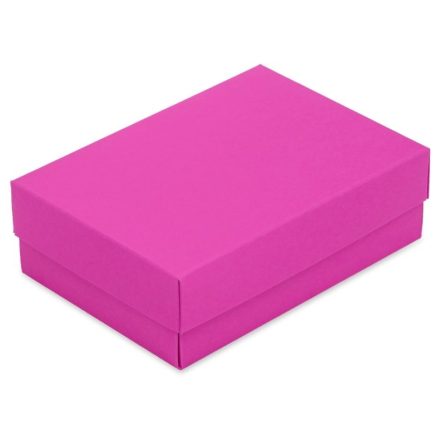 Scatola regalo di moda in cartone M 186x130x60 mm rosa