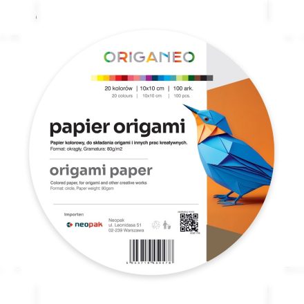 Ruote di carta per origami ORIGANEO mix di colori 10 cm 100 pz