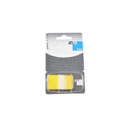 Schede di indicizzazione giallo trasparente 25x43mm 50 PC con alimentatore