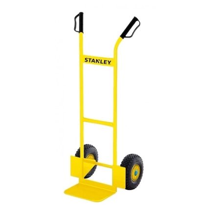 Carrello portaoggetti biruote in acciaio fatto a mano giallo, capacità di carico 200 kg