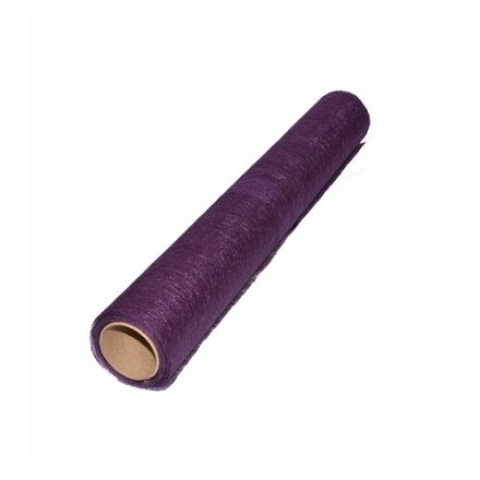 Flizeline decorato non tessuto decorativo viola scuro 50 cm x 7,32 m
