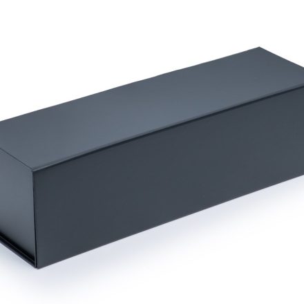 Scatola magnetica per il vino nero 360x110x105mm Presenti.