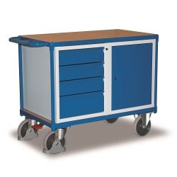 Carrello officina in metallo con cassetti portautensili SW-600.698 500 kg
