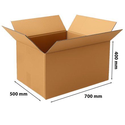 Cartone 700x500x400 mm BC560 grande scatola di cartone marrone