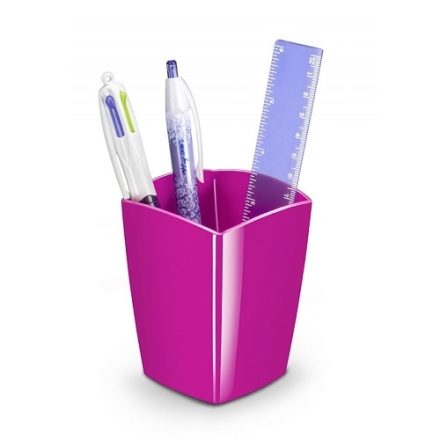 Casella degli strumenti per 32 Penne Ceppro Gloss Pink Office Organizer