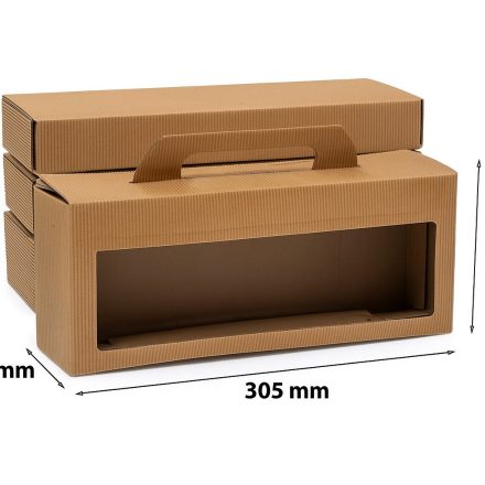 Scatole di cartone rivestite 4 Vasetti 0,35 l 305x72x123 mm 10 pz